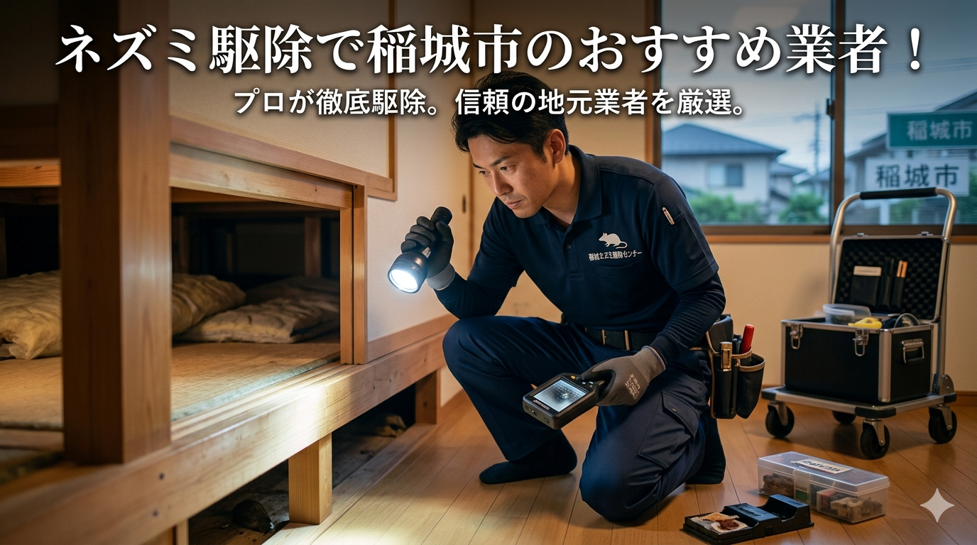 ネズミ駆除で稲城市のおすすめ業者