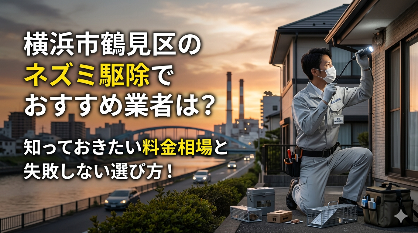 横浜市鶴見区のネズミ駆除でおすすめ業者